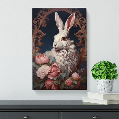 Hare Rococo - Wrapped Canvas