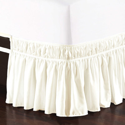 Tailored Dust Ruffle Bed Skirt with Heavy Brushed Microfiber Fabric