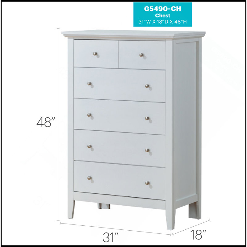 Commode Hammond, blanc, Blanc