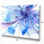 «Blue Large Fractal Flower Pattern», reproduction d'impression sur toile tendue-64615217