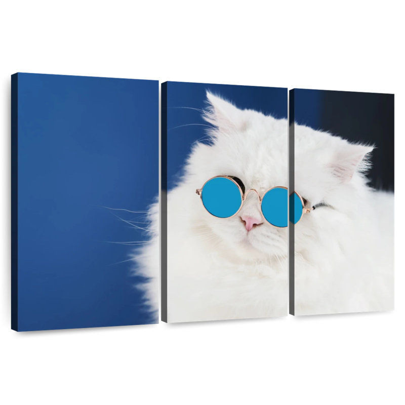 Brampt Cat Glasses, 24" H x 38" W