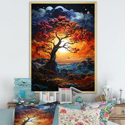 Baobab africain aux couleurs de l'arc-en-ciel II