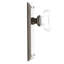 Grandeur Fifth Avenue Plate Privacy with Biarritz Crystal Door Knob-836128724-836128716