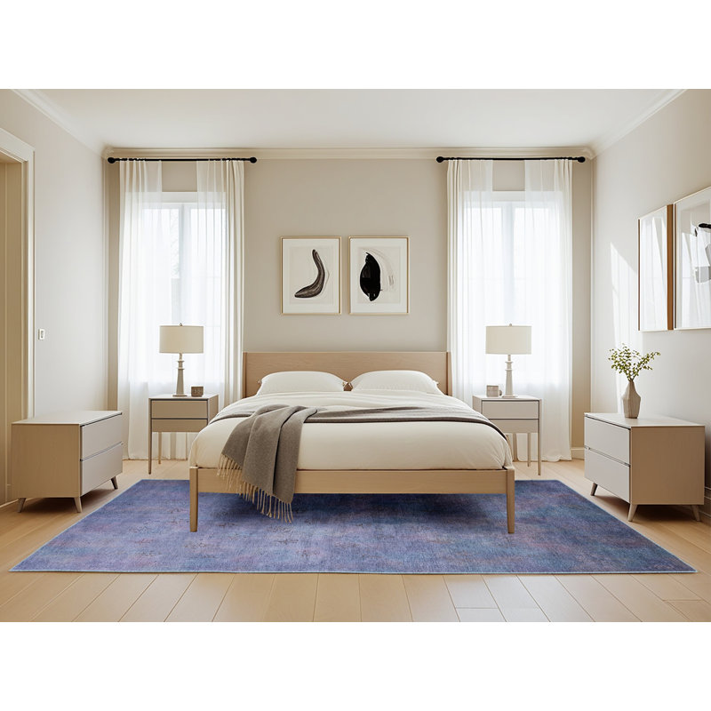 Tapis mauve abstrait, Rectangle 5 pi x 8 pi