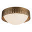 Astoria 14-in Black Flush Mount-664471762