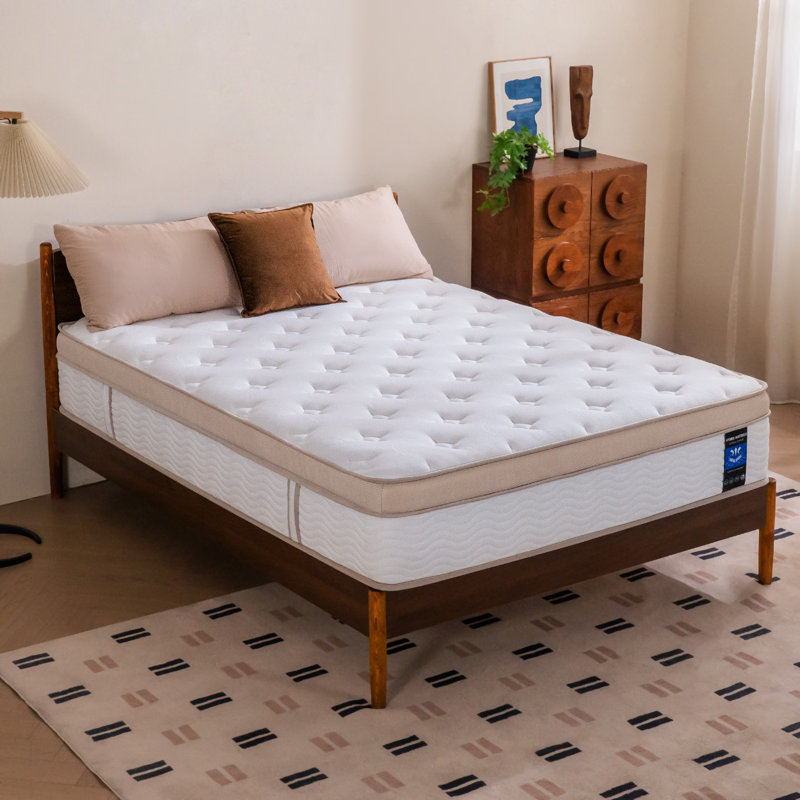 12"/14'' Plush Memory Foam Hybrid Mattress In A Box, Oeko-Tex® Certified, Twin, 14"