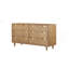 Commode double 6 tiroirs avec miroir Kittanning