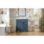 Meuble-lavabo de 30 po avec lavabo en céramique, petite armoire de salle de bain, armoire moderne avec 2 tiroirs et tablette réglable-240491667