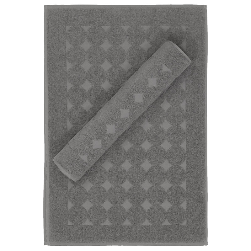 Sinemis Bath Rug, Dark Gray