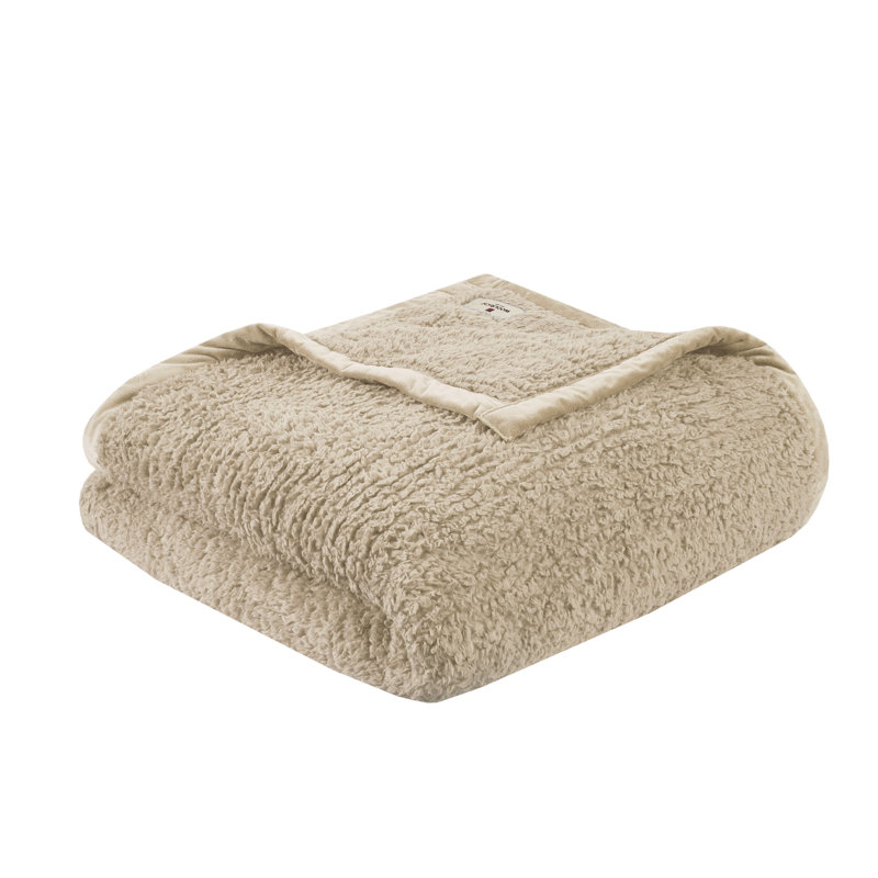 Burlington Berber Cozy Soft Blanket, Full/Queen, Tan