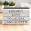 4 Piece I Dearly Love Quote Decorative Book Set