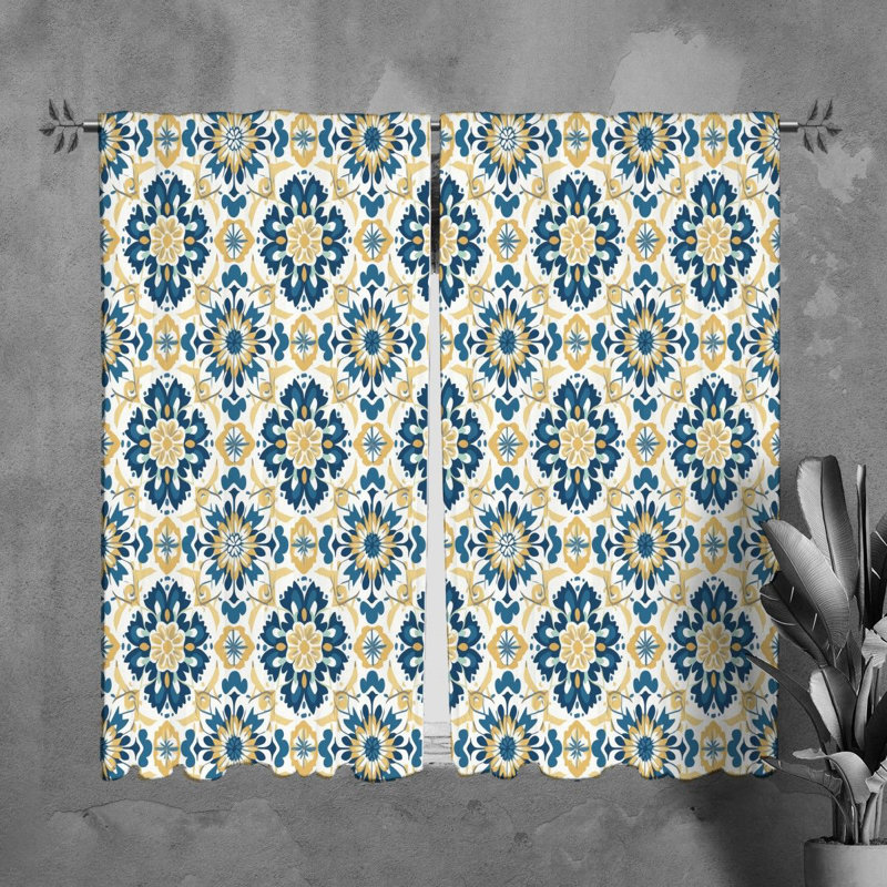 Paire de rideaux obscurcissant en polyester Khayri, L 20 po x L 82 po
