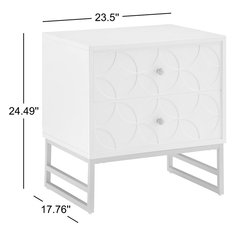 Etta Avenue™ Keeya 2 - Drawer Nightstand & Reviews | Wayfair