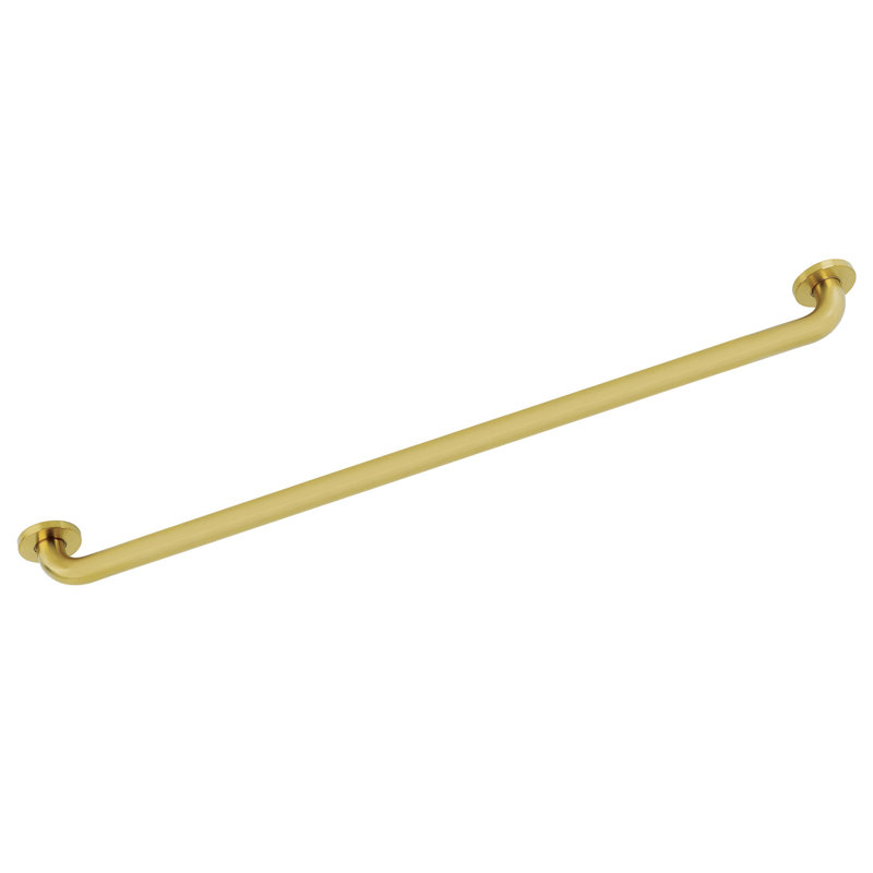Kingston Brass Silver Sage 1-1/4 Inch O.D Grab Bar, 2.88" H x 38.75" W x 2.75" D, Brushed Brass
