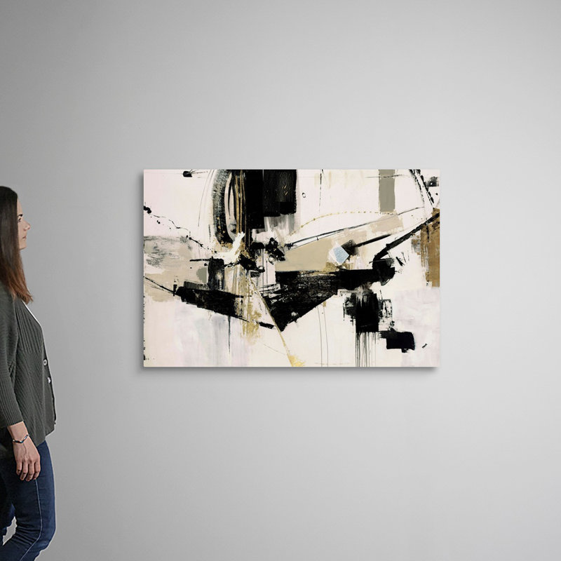 «Perfect Collaps» par Kari Taylor - reproduction d'art sur toile, Toile tendue, H 32 po x l 48 po x P 1,25 po