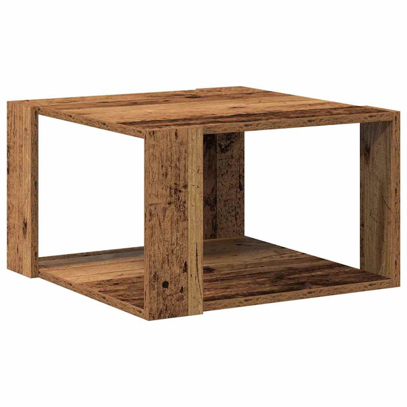 Aleydis Coffee Table Hallway Side Table Desk Accent End Table Engineered Wood, 51.5 x 51.5 x 30 cm (L x W x H), Natural