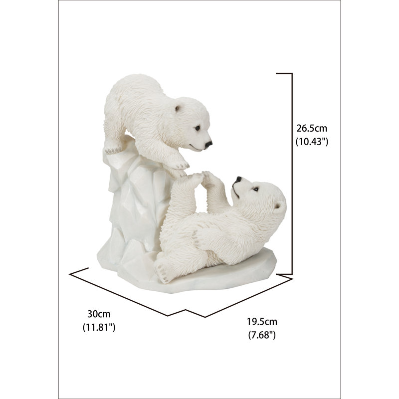 Polar Bear Cubs Playing