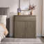 Buffet de rangement de 34,6 po de largeur avec tiroir et armoire à hauteur réglable Cesiro-123415713-115694078