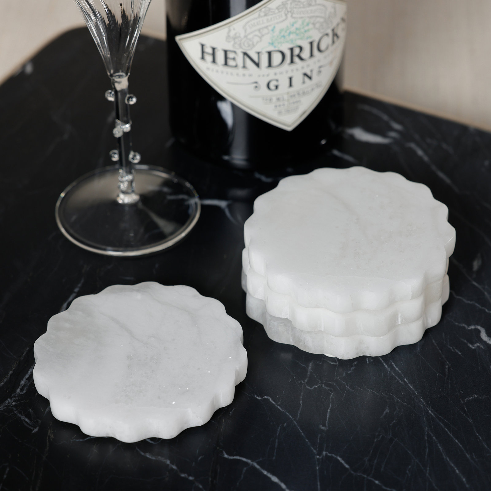 Alabaster Drink Coasters