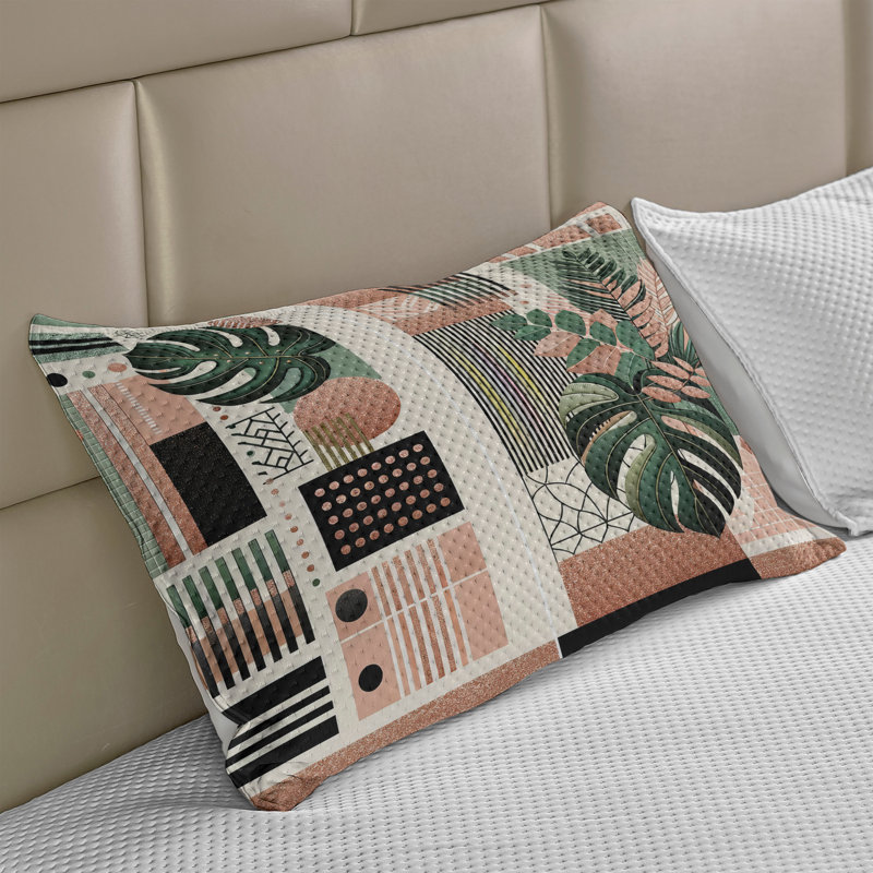 Housse de couette Ambes Monstera, H 20 po x l 30 po