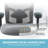 Jeret Wayfair Basics Big and Tall Ergonomic Mesh Office Chair with Sturdy Metal Base and Swivel Wheels-705045716
