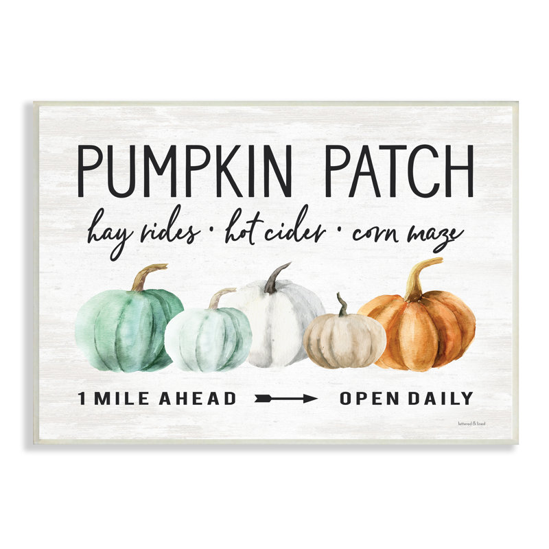 «Pumpkin Patch Farmhouse», automne, orange, gourdes vertes et surdimensionnées, art mural par lettres et lignes