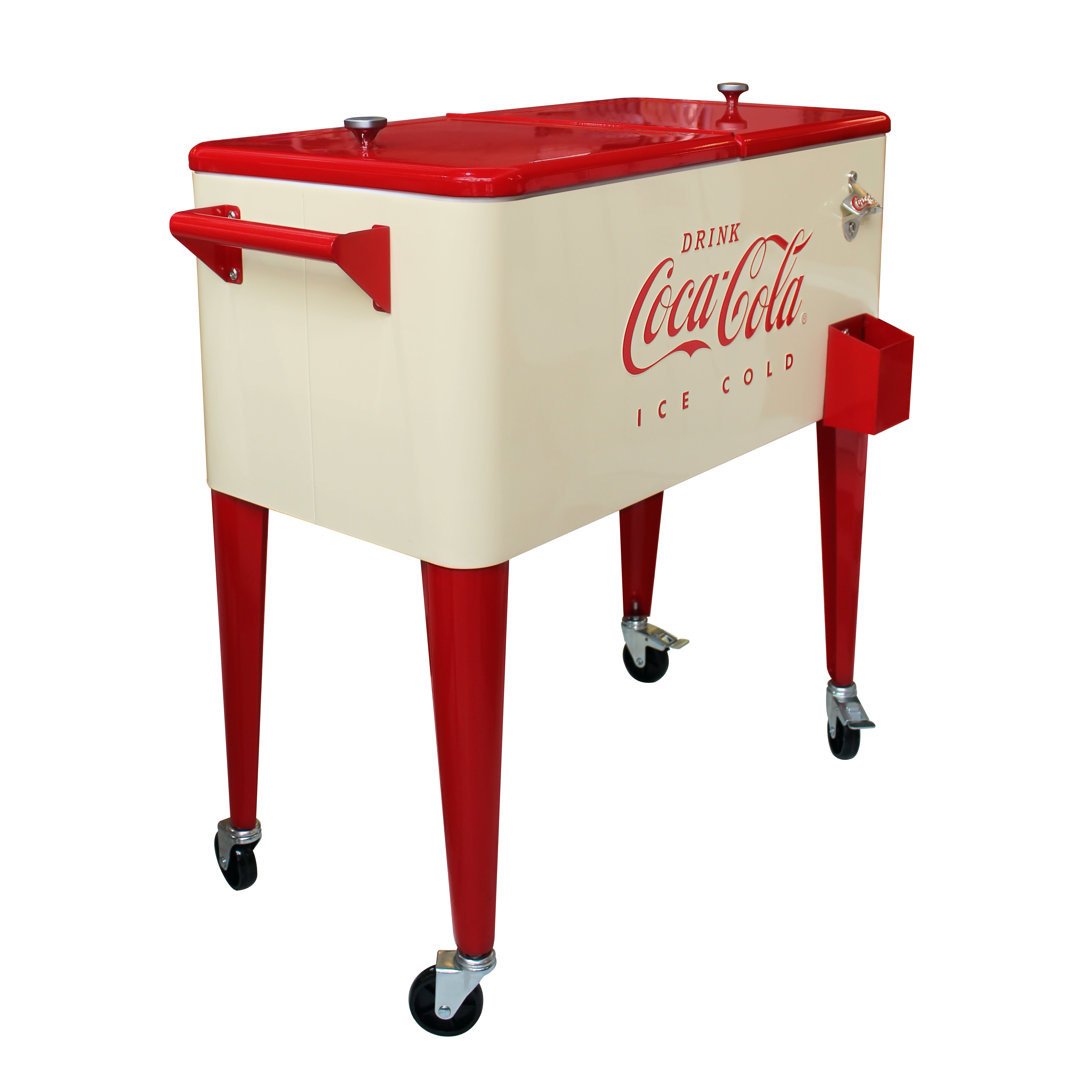 Leigh Country 80 Quarts Serving Station / Cart Cooler with wheels Leigh Country