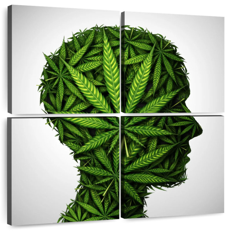 Marijuana Minded, H 26 po x l 26 po