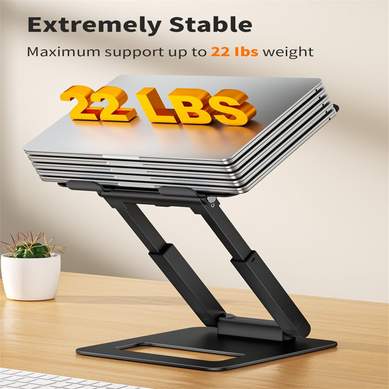 Metal Monitor Stand, Black