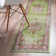 Tapis vert de style oriental