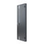 Porte d'entrée extérieure prémontée en acier Cynex 6777, inserts en acier inoxydable gris, style moderne, peint, largeur 81 cm x hauteur 203 cm, ouverture à droite vers l'intérieur.-93484015-93484029-93484038