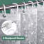 Shower Curtains with Crystal Stone
