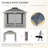 3.3m x 3.3m Pop Up Canopy