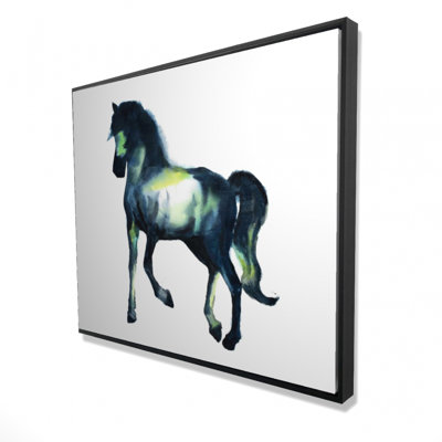 "Cheval élégant" sur toile