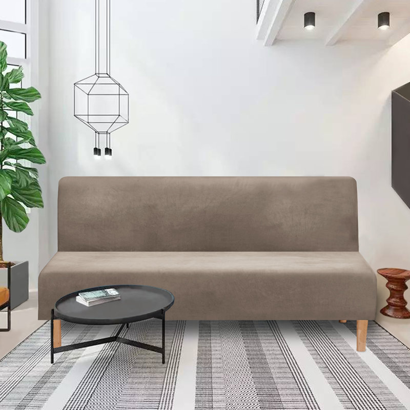 Box Cushion Slipcover, Taupe