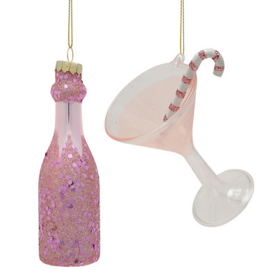 7.677cm Glass Novelty & Humour Hanging Figurine Ornament
