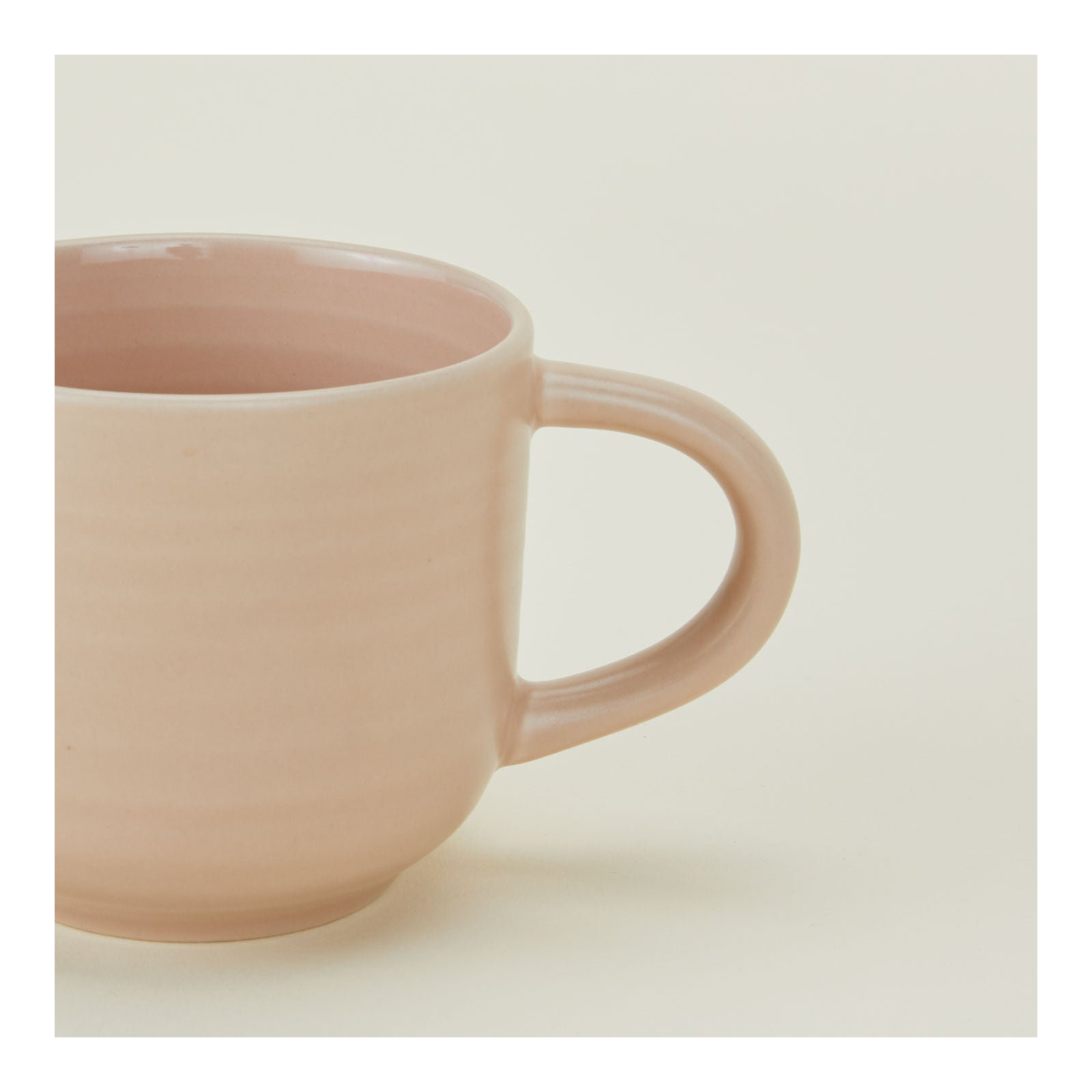 Hirma Stoneware Coffee Mug, Blush