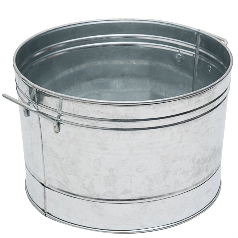 Nikylah Metal Beverage Tub, Galvanized Steel