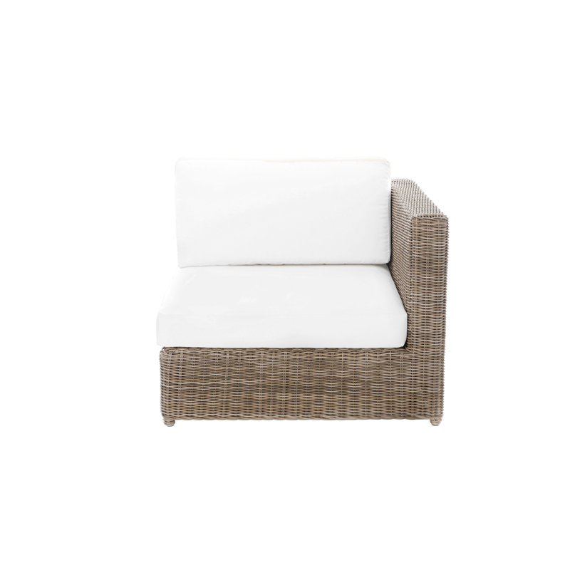 Sag Harbor Outdoor One Arm Lounge Chair, Sag Harbor Driftwood, Ash