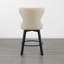 Tabouret de comptoir pivotant touffeté Akeil-810279842-810279843