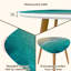 Ensemble de 2 tables basses gigognes Triangle