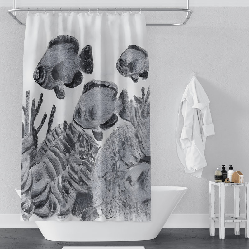 Rideau de douche Maser, H 72 po x l 70 po