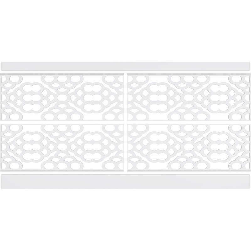 Ensemble de lambris en PVC Harlingen, H 44 po x l 94,5 po x P 0,625 po