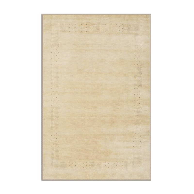 Tapis abstrait beige, Rectangle 5 pi x 7 pi