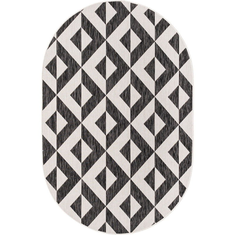 Jill Zarin Napa Indoor/Outdoor Rug, Oval 5'3" x 8'