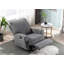 Fauteuil inclinable pivotant rembourré avec fonction berçante Nassi-472154424
