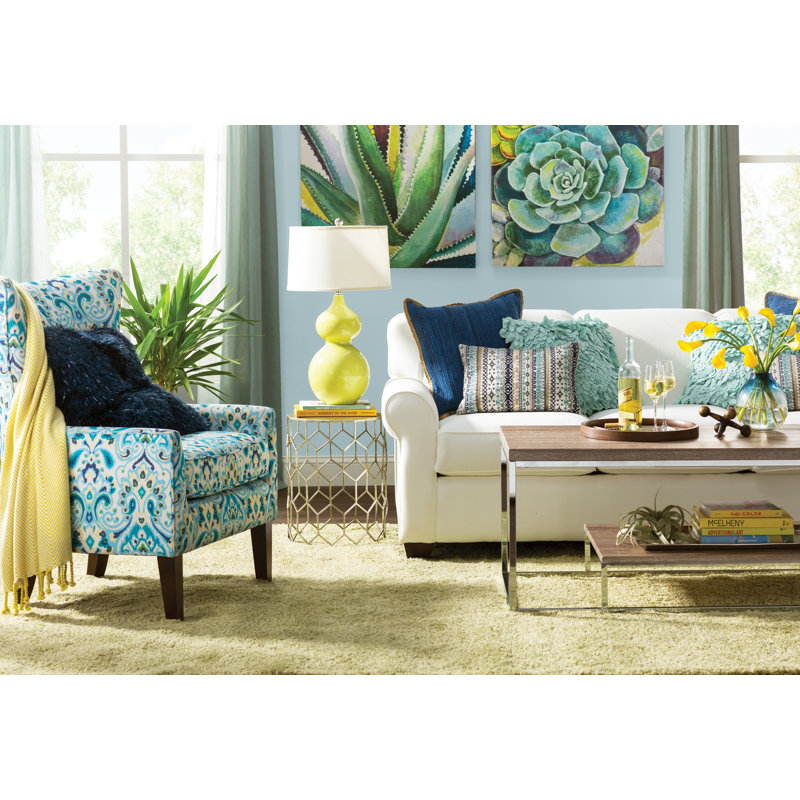 Chad Geometric Feather Reversible Throw Pillow