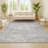 Modern Persian Vintage Medallion Gray Rug-1825127029