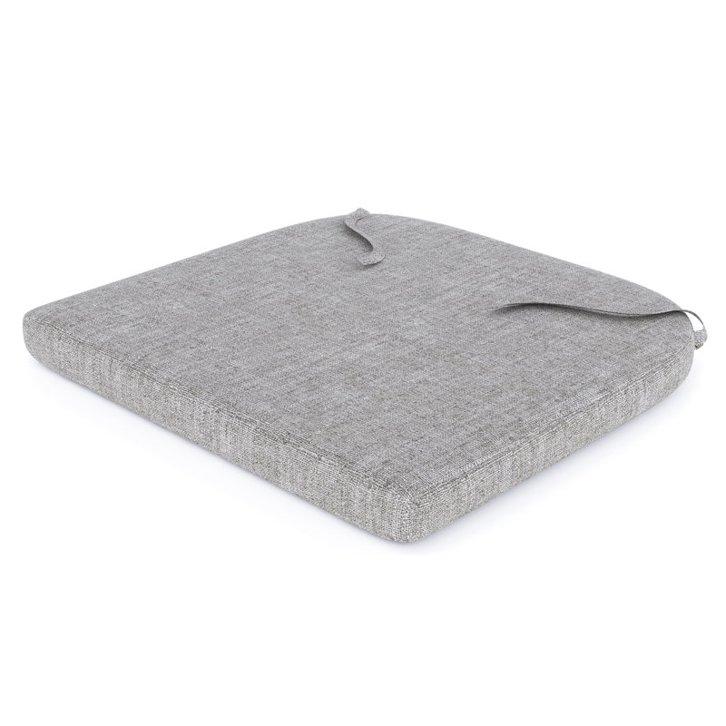Dining ChairSeat Pad Replacement Cushion – 17.5L x 18.5W x 2D, Canvas Granite Sunbrella® Canvas