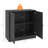  32''H Accent Cabinet With Doors,black-1561707670